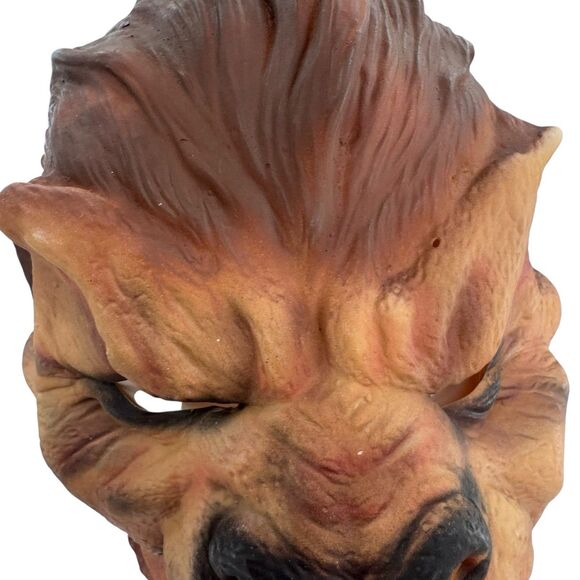 Vintage Horror Werewolf Adult Halloween Latex Mask 2003 The Paper Magic Group - Picture 6 of 16